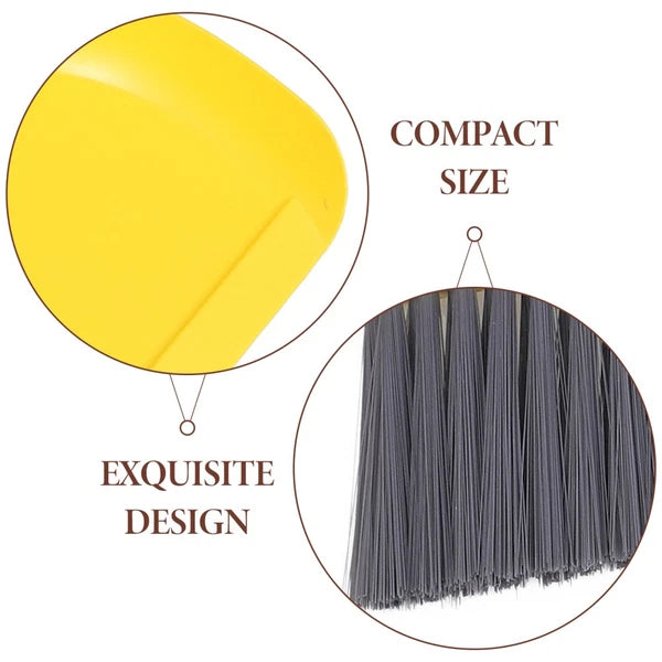 Mini Broom Set Office Brooms for Sweeping Indoor Small and Dustpan