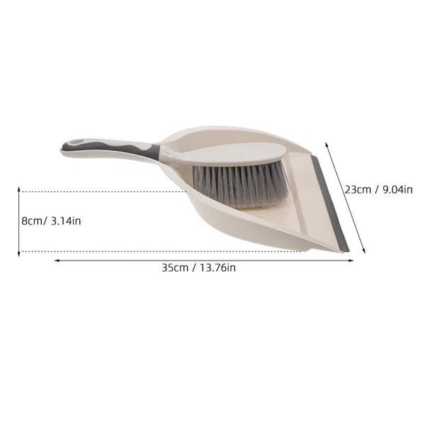 2 Sets Small Broom and Dustpan Set Multi-Functional Compact Dustpan And Brush