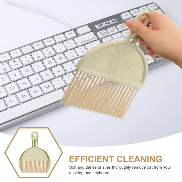 Cleaning Brush Set Child Broom Desktop Dust Pan Brushes Tabletop Dustpan