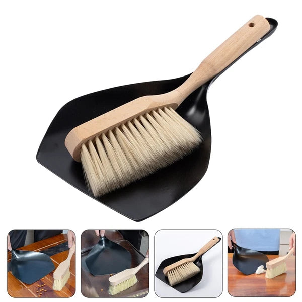 Garbage and Broom Set Child Desktop Mini Portable Dustpan
