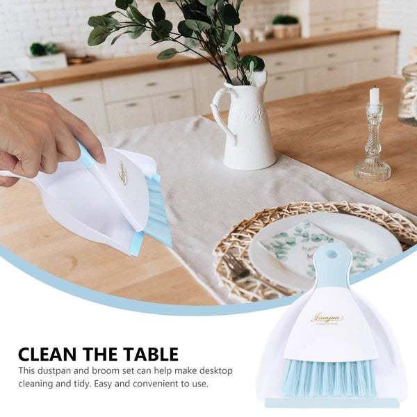 3 Count Convenient Small Dustpan Set Household Supplies Desktop Cleaner