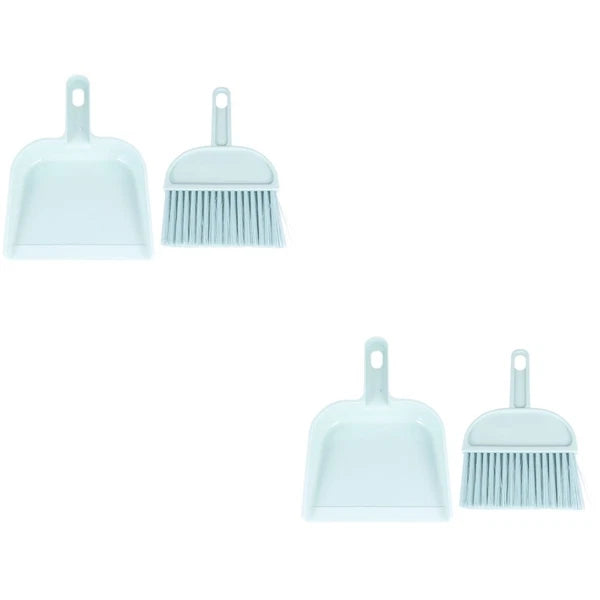Set of 2 Mini Dustpan Broom Pet Cage Cleaning Supplies Hamster Cleaner