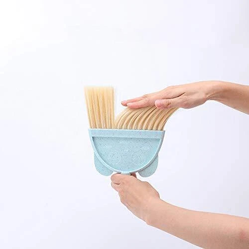 Mini Broom with Dustpan for KidsLittle Housekeeping Helper Set Blue