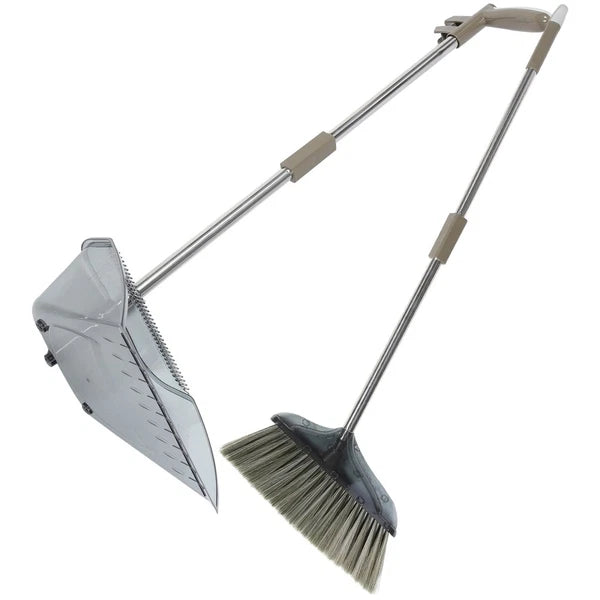 Soft Broom Sweeping Travel Office Dust Pan and Brush Dustpan Kit