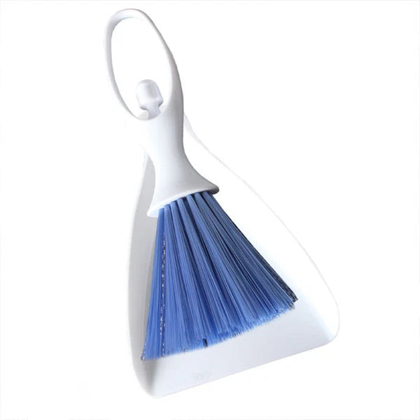 2 Sets Desktop Broom Counter Dustpan Brush Table Cleaning Utensils