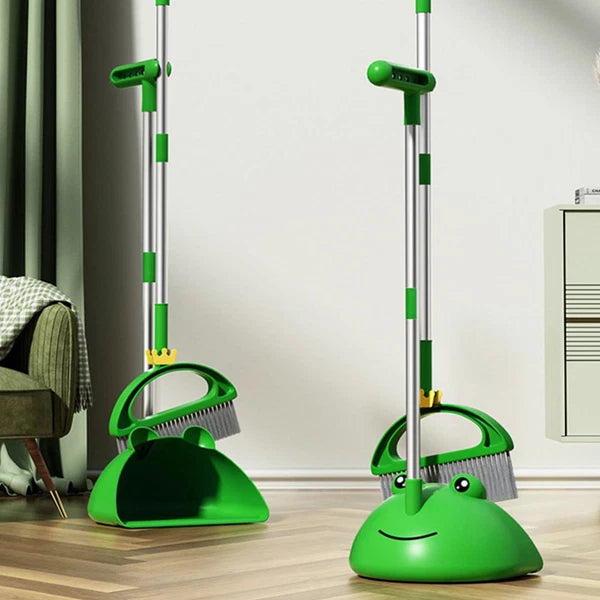 Children's Broom Set Student Toddler with Dustpan Kit Household Cleaning Tools