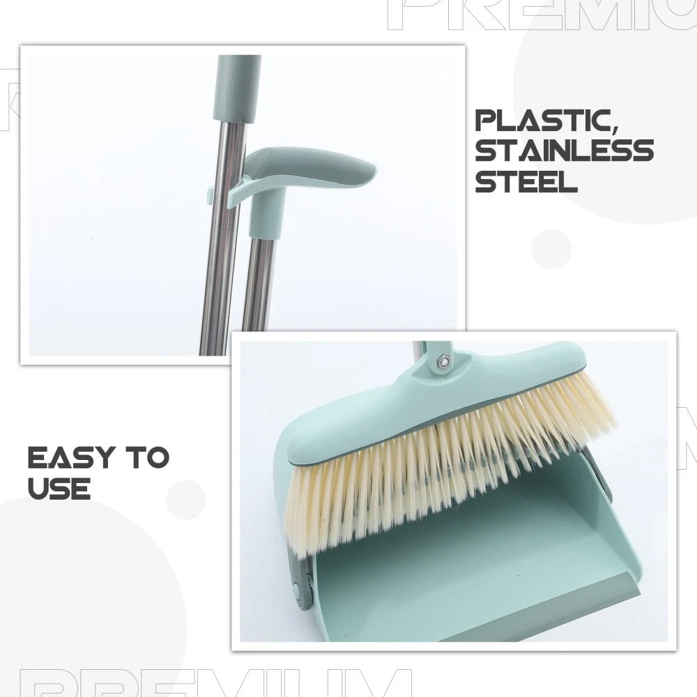 Broom Dustpan Set with Office Household Brooms Home Cleaning Kit