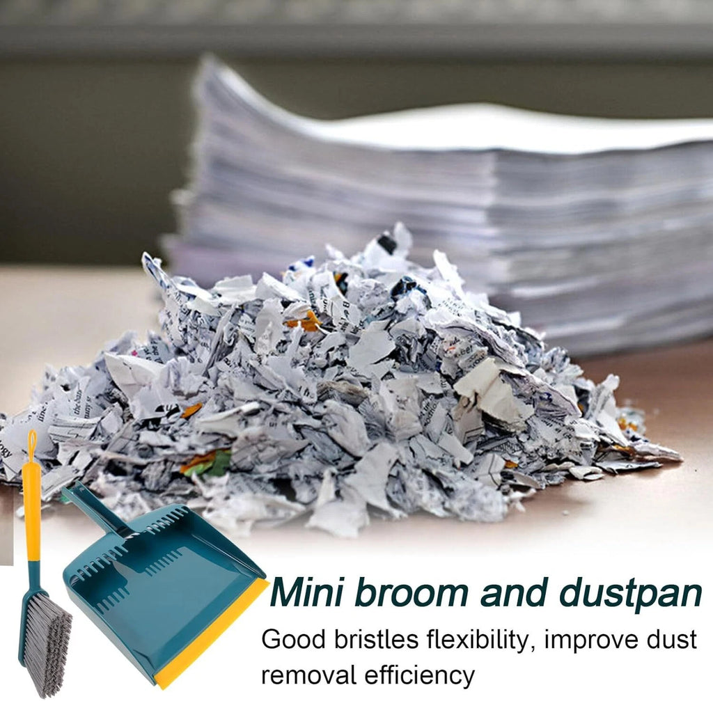 Hand Broom and Dustpan Set: Mini Set, Small Moss Green