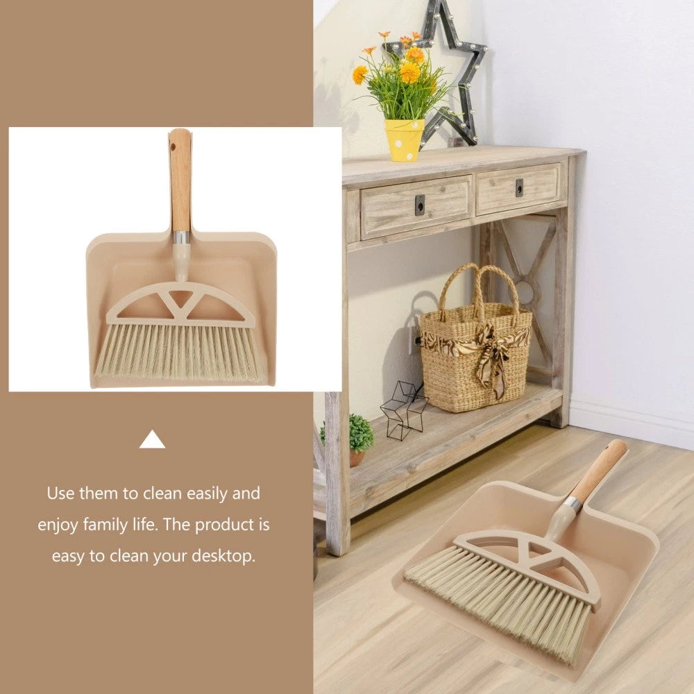 Desktop Cleaning Mini Broom Dustpan Set Table and Brush Handheld