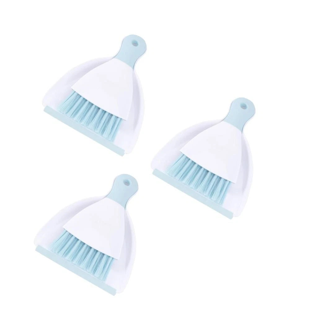 3 Count Convenient Small Dustpan Set Household Supplies Cleaning Tools