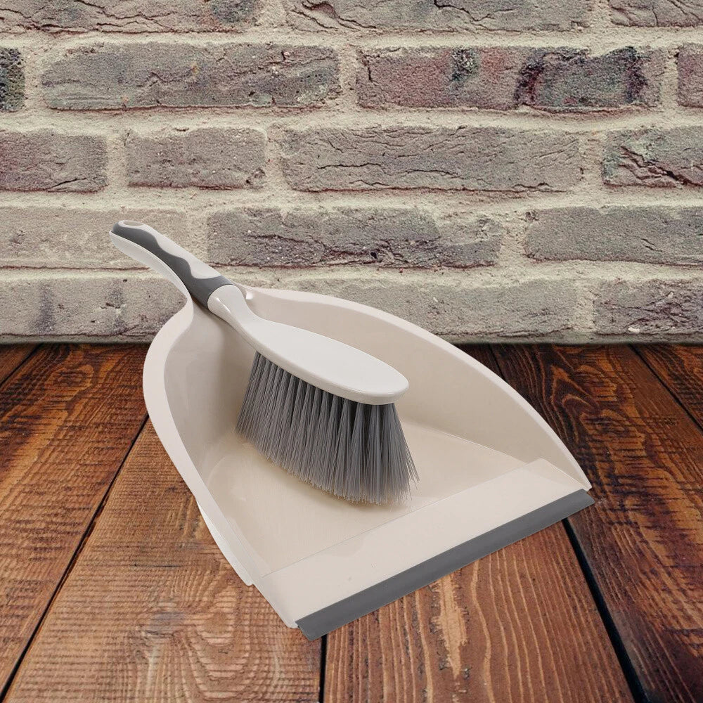 2 Sets Small Broom and Dustpan Set Multi-Functional Compact Dustpan And Brush