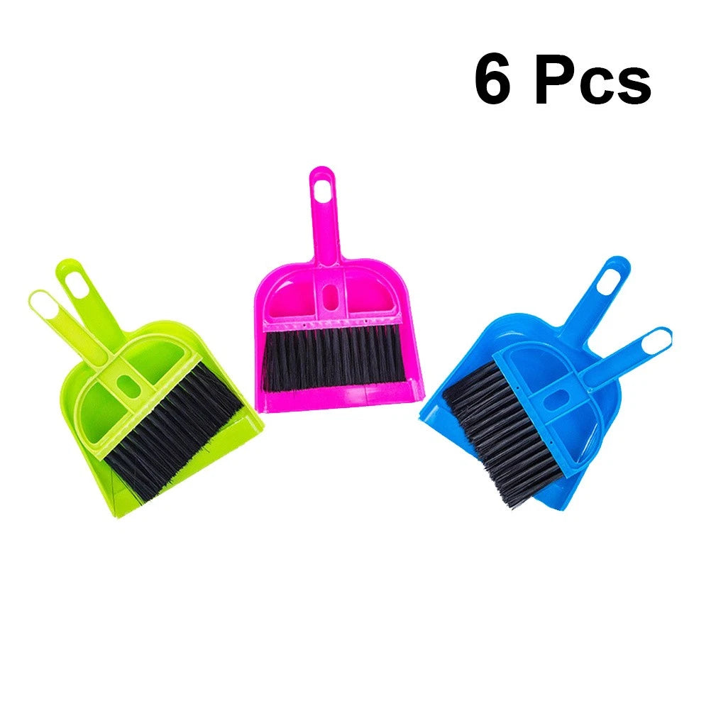 6 Sets Keyboard Cleaning Mini Desk Broom Computer Cleaning Kit-