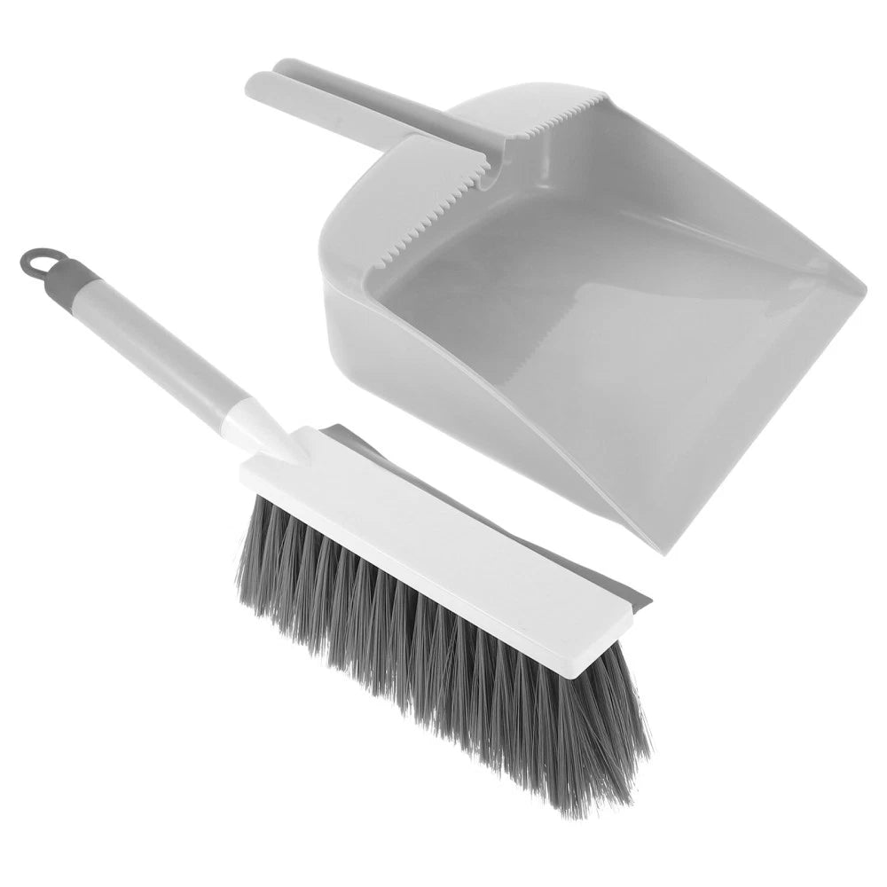Mini Dustpan Broom Set Desktop Table Sweeper for Crumbs Small Brush and