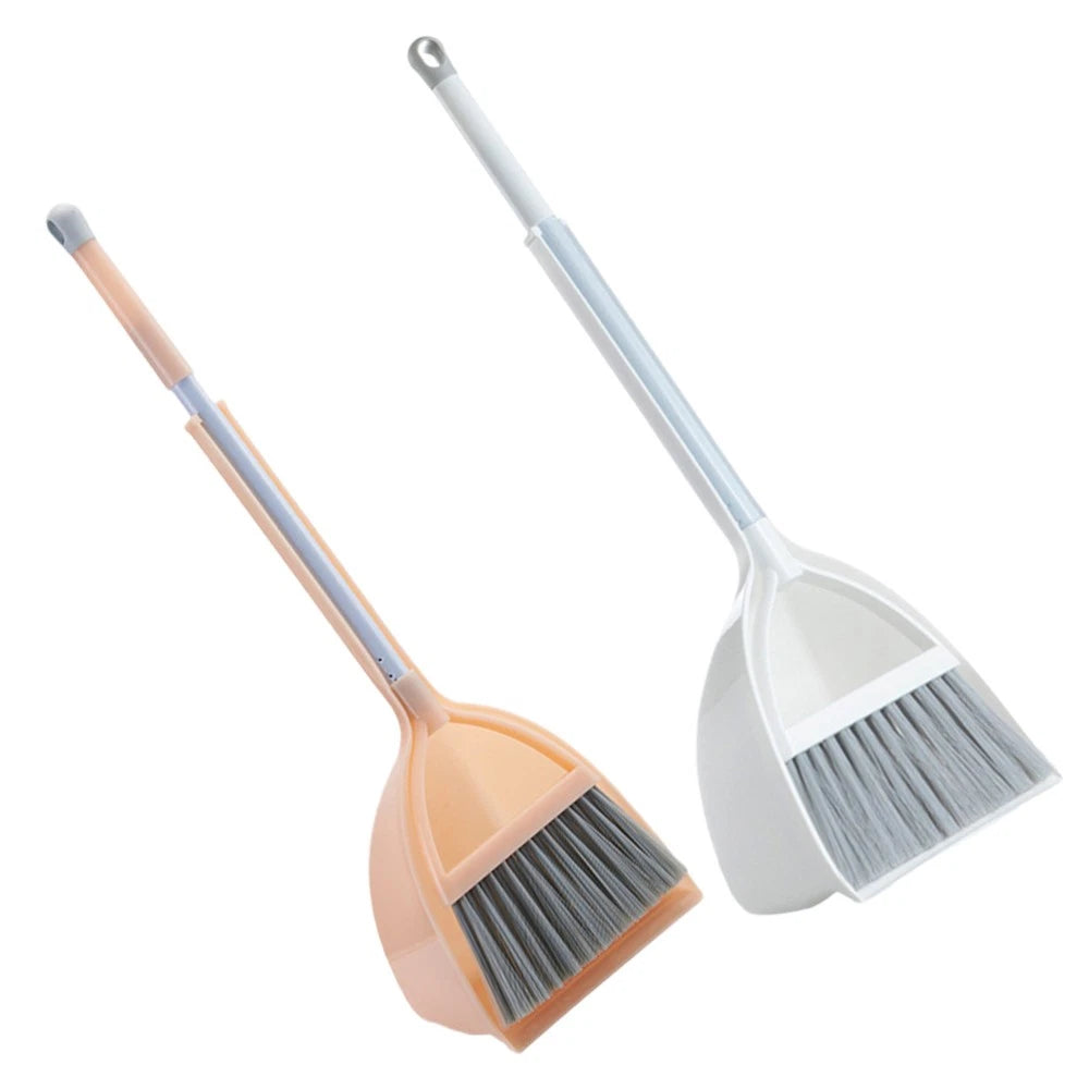 4 Pcs Small Broom and Dustpan Set Child Kids Housekeeping Cleaning Toys