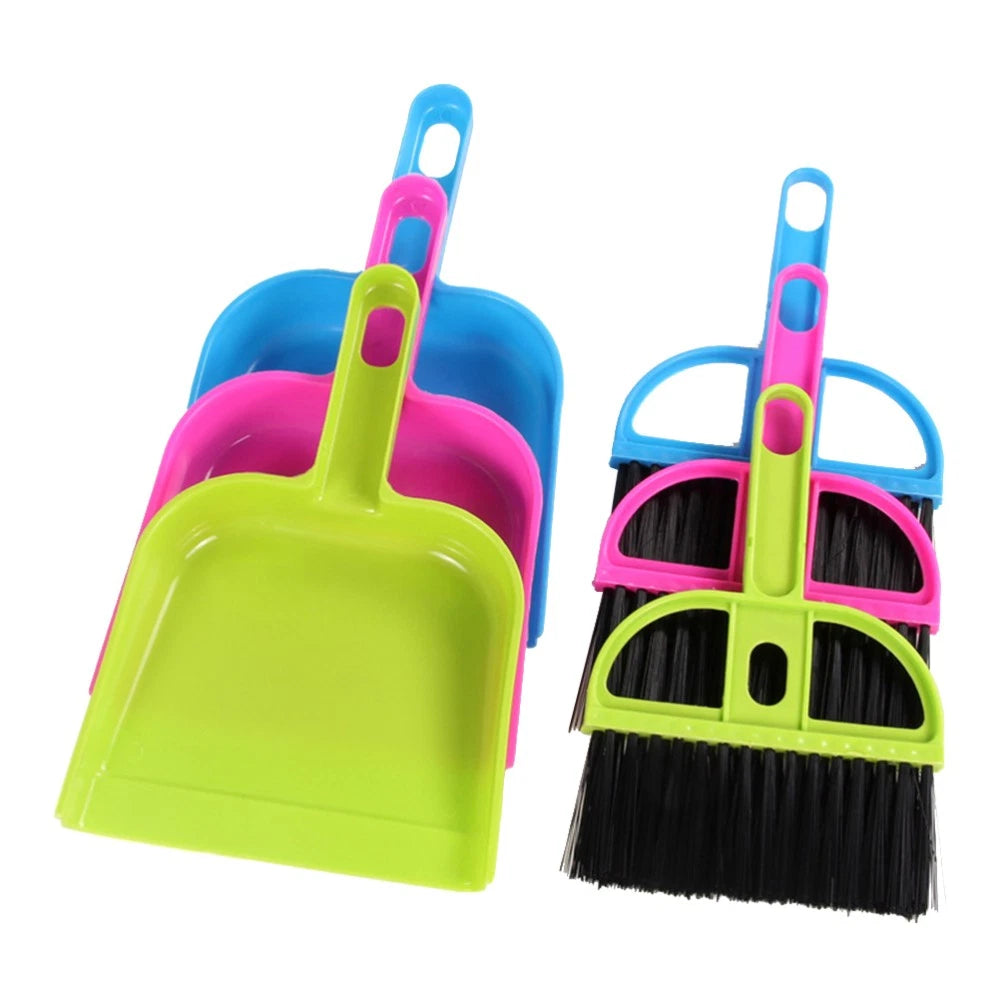 2 Pack Handy Broom Dustpan Set Laptop Cleaning Brush Mini Cleaner