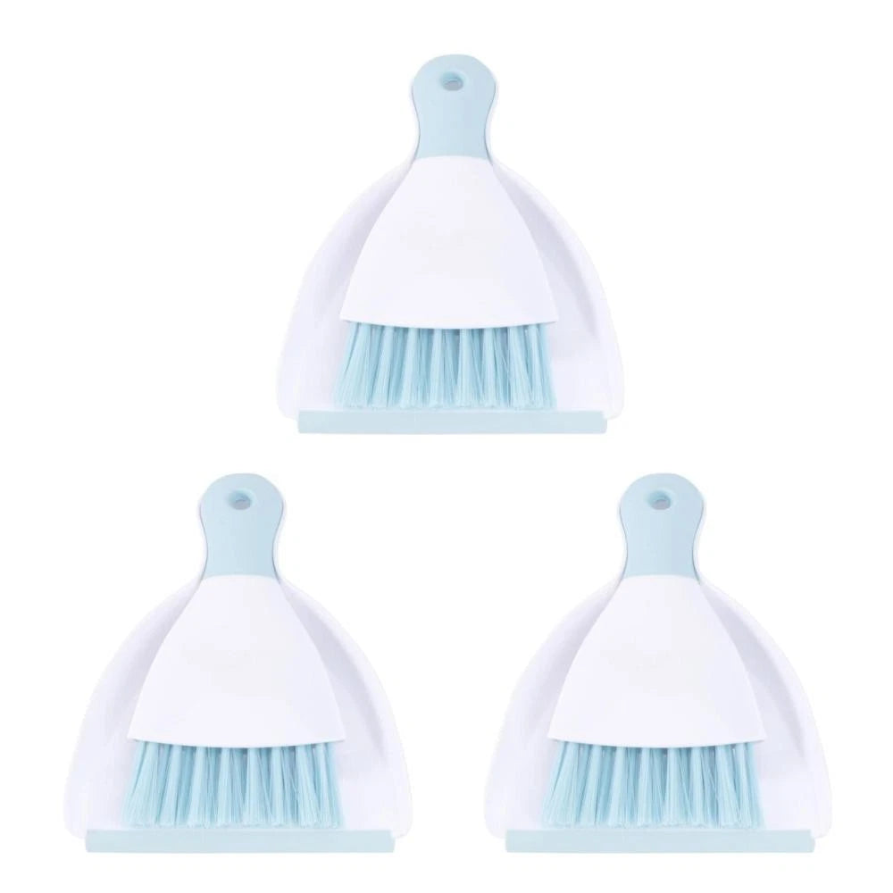 3 Count Convenient Small Dustpan Set Household Supplies Cleaning Tools