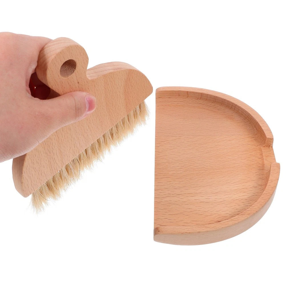 Desktop Cleaning Brush Set Dad Small And Dustpan Broom with Standing