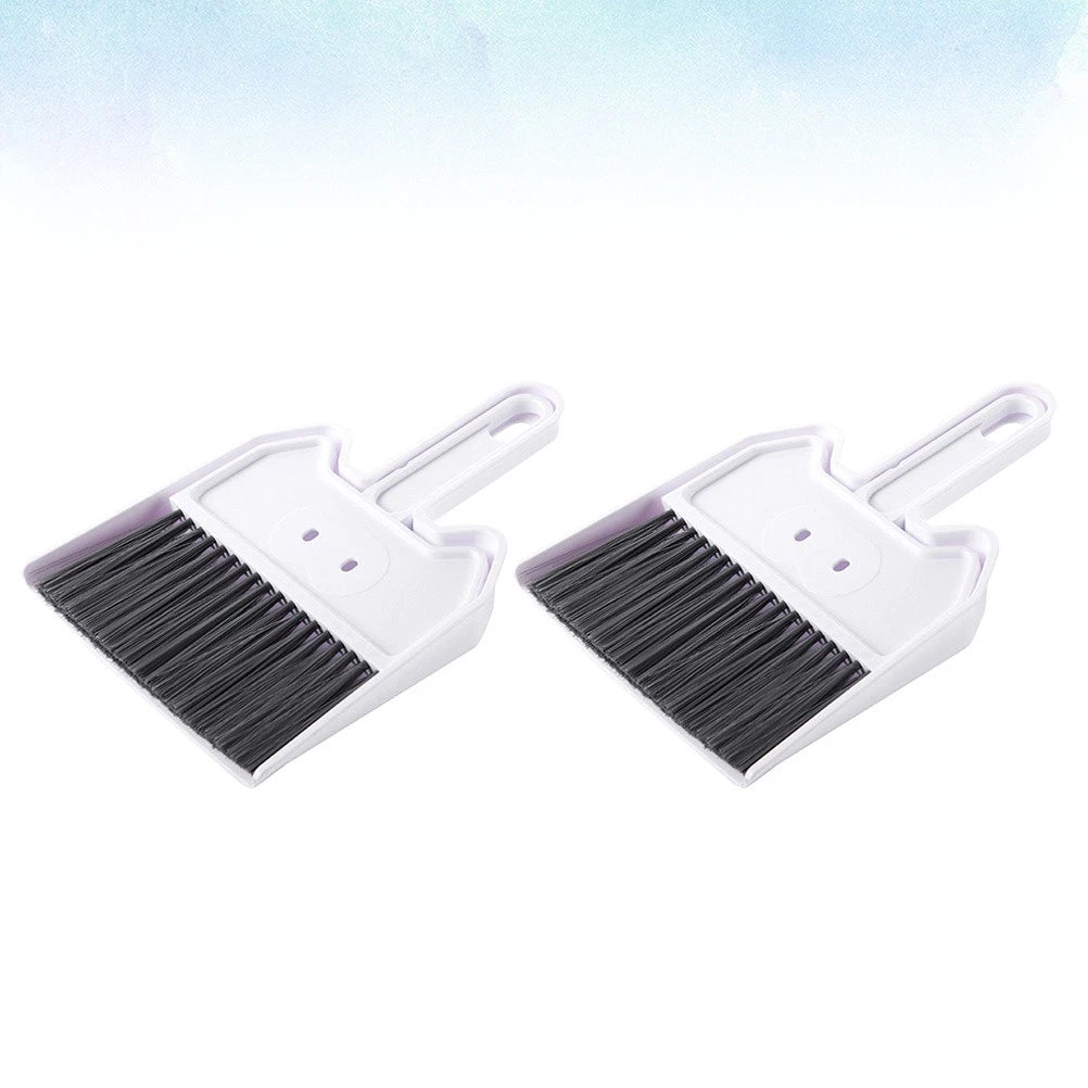 2 Sets Keyboard Cleaning Brush Child Desk Supplies Broom with Dustpan