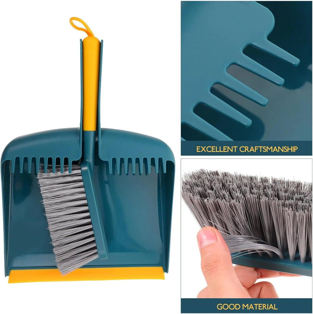 Hand Broom and Dustpan Set: Mini Set, Small Moss Green