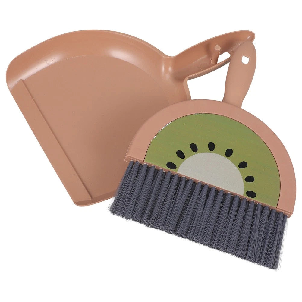 Mini Broom Set Office Child Brooms for Sweeping Indoor with Standing Dustpan