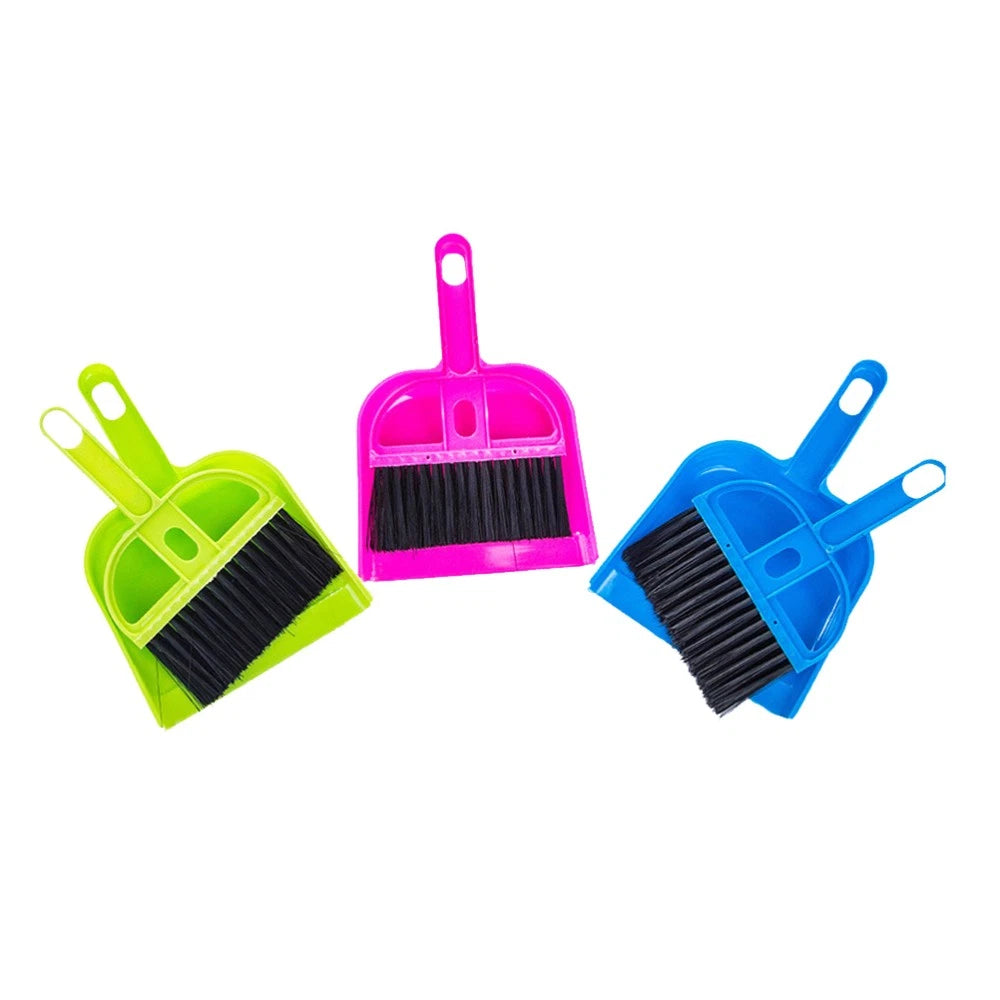 6 Sets Handy Broom Dustpan Keyboard Cleaner Kit Mini for Desktop Cleaning