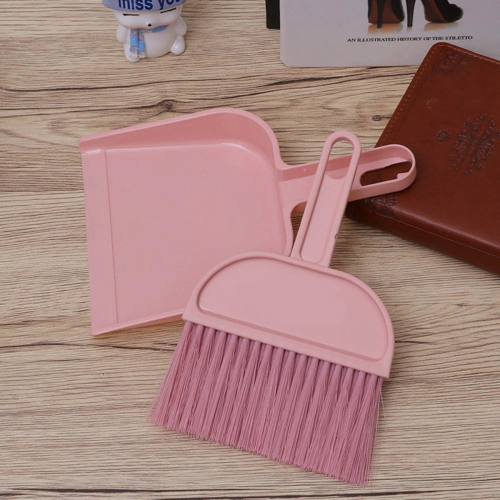 Mini Broom Dustpan Set Small Brush Desktop First Apartment Essentials