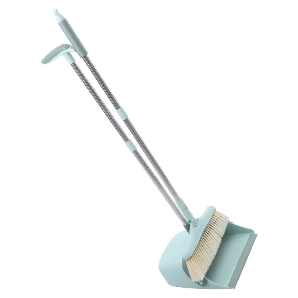 Broom Dustpan Set Office Household Cleaning Supply Household Scoop With-