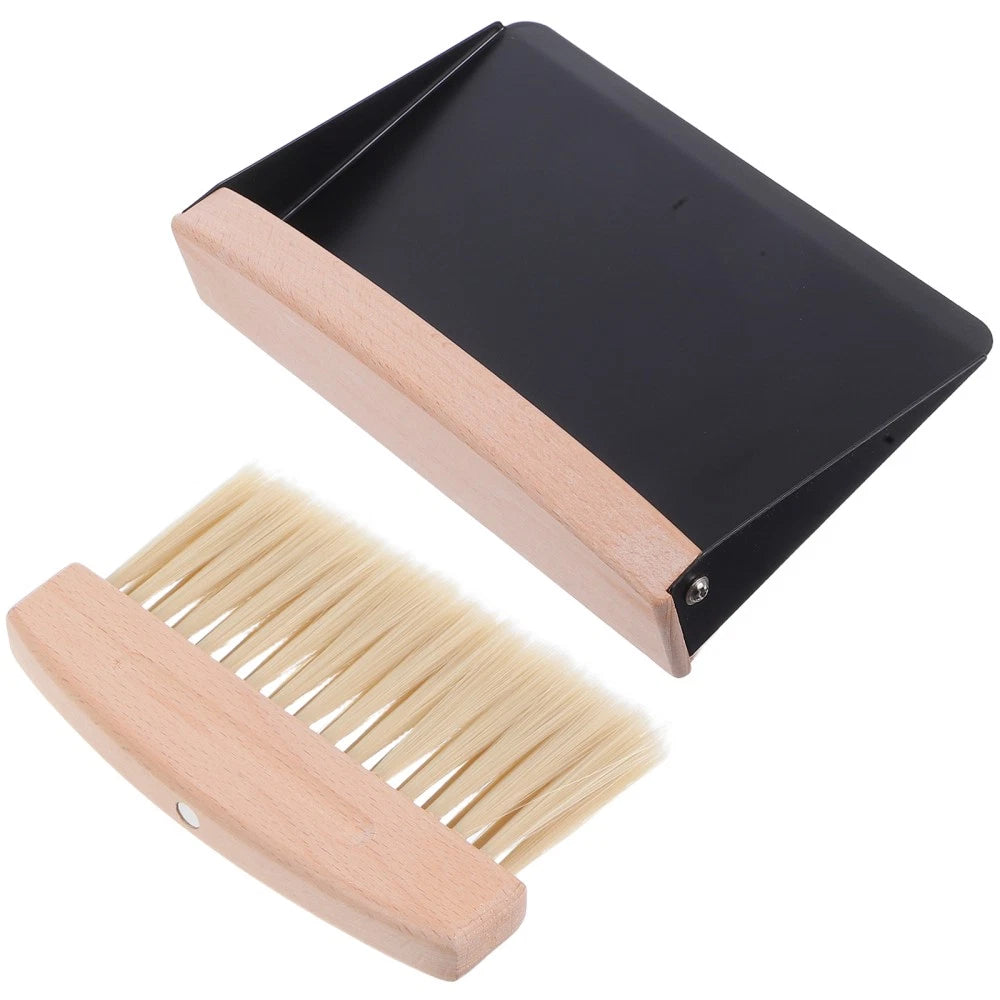 Mini Broom Dustpan Brush Pans Table and Set Desktop Cleaning Supplies