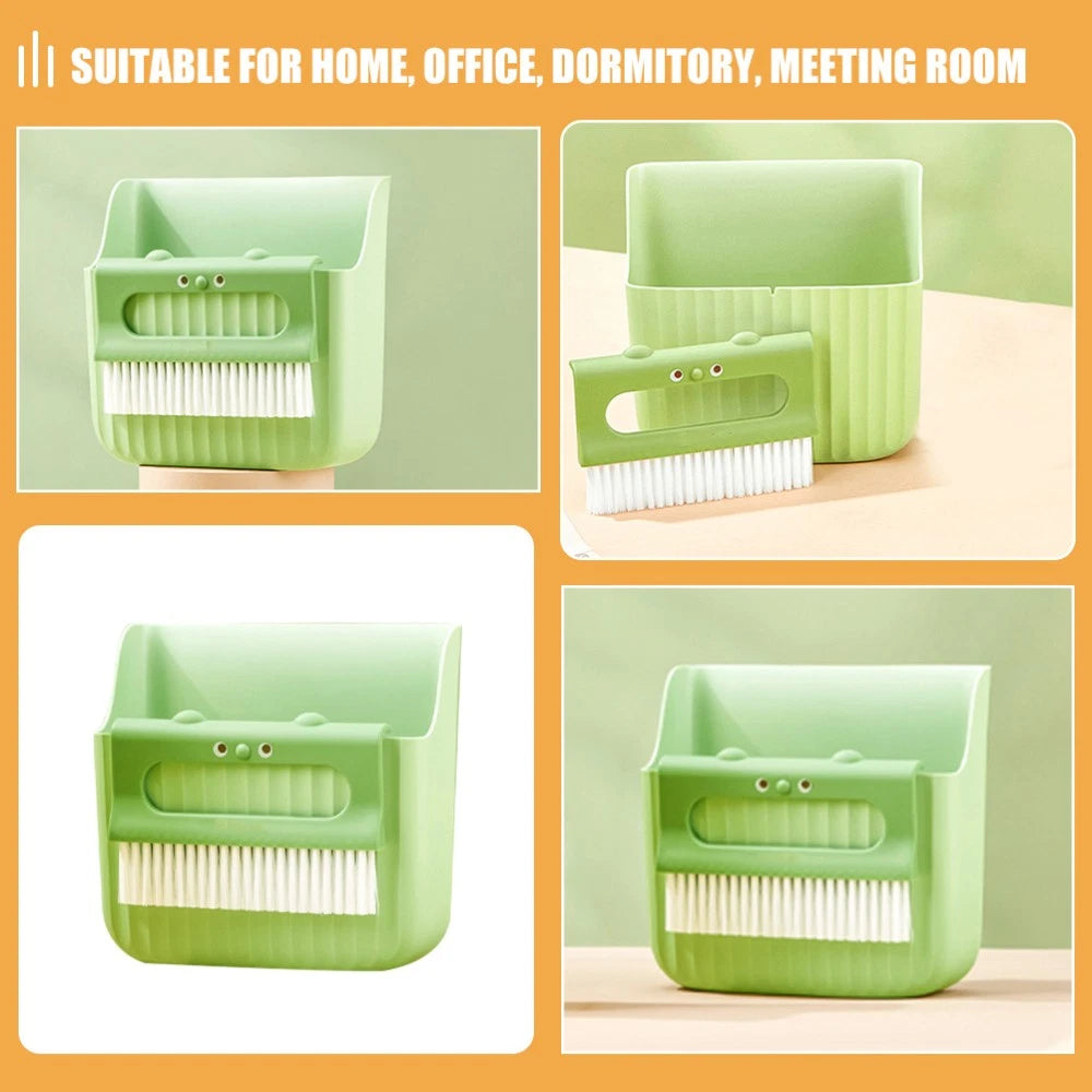 Cleaning Broom Set Mini Brush Multi-function Dustpan Counter Top