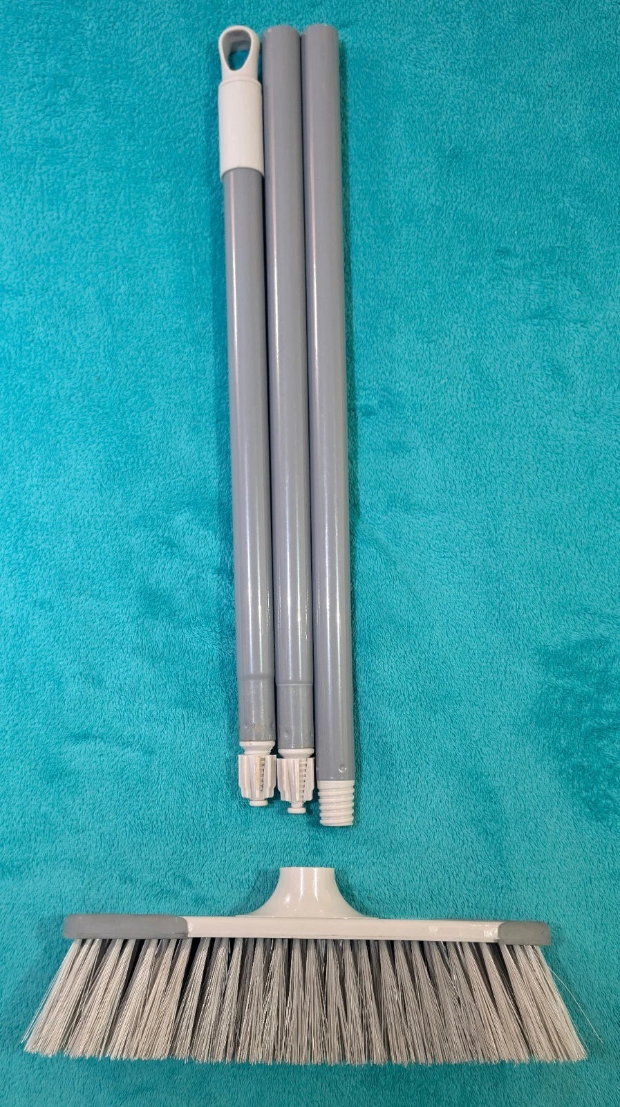 Comprehensive Cleaning Set - Large & Small Brooms, Dustpan, Squeegee & Brushes