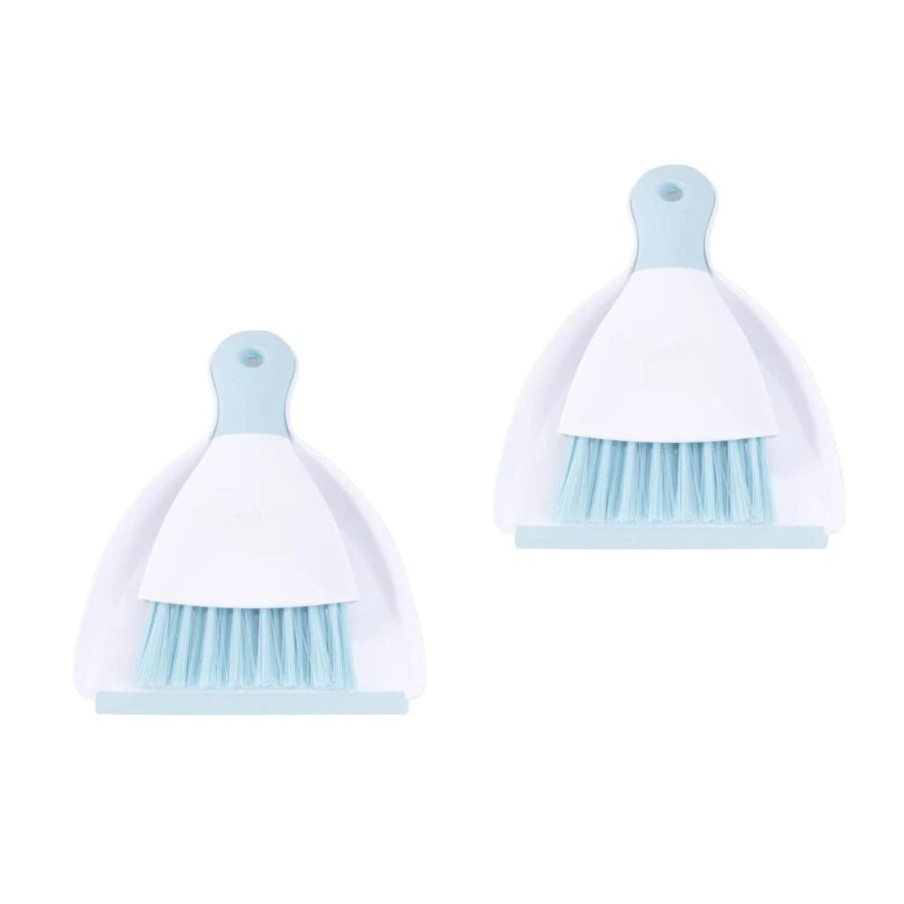 2 Pieces Convenient Small Dustpan Set Cleaning Tools Household Supplies