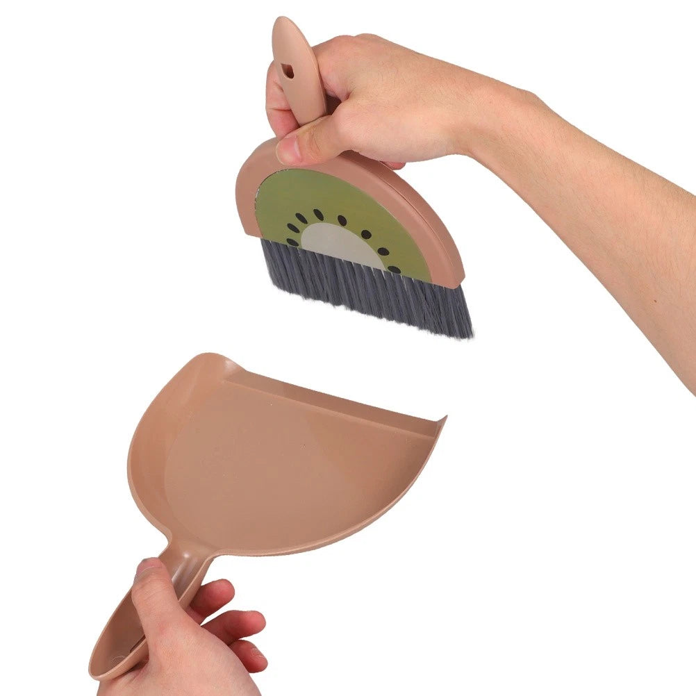 Mini Broom Set Office Child Brooms for Sweeping Indoor with Standing Dustpan