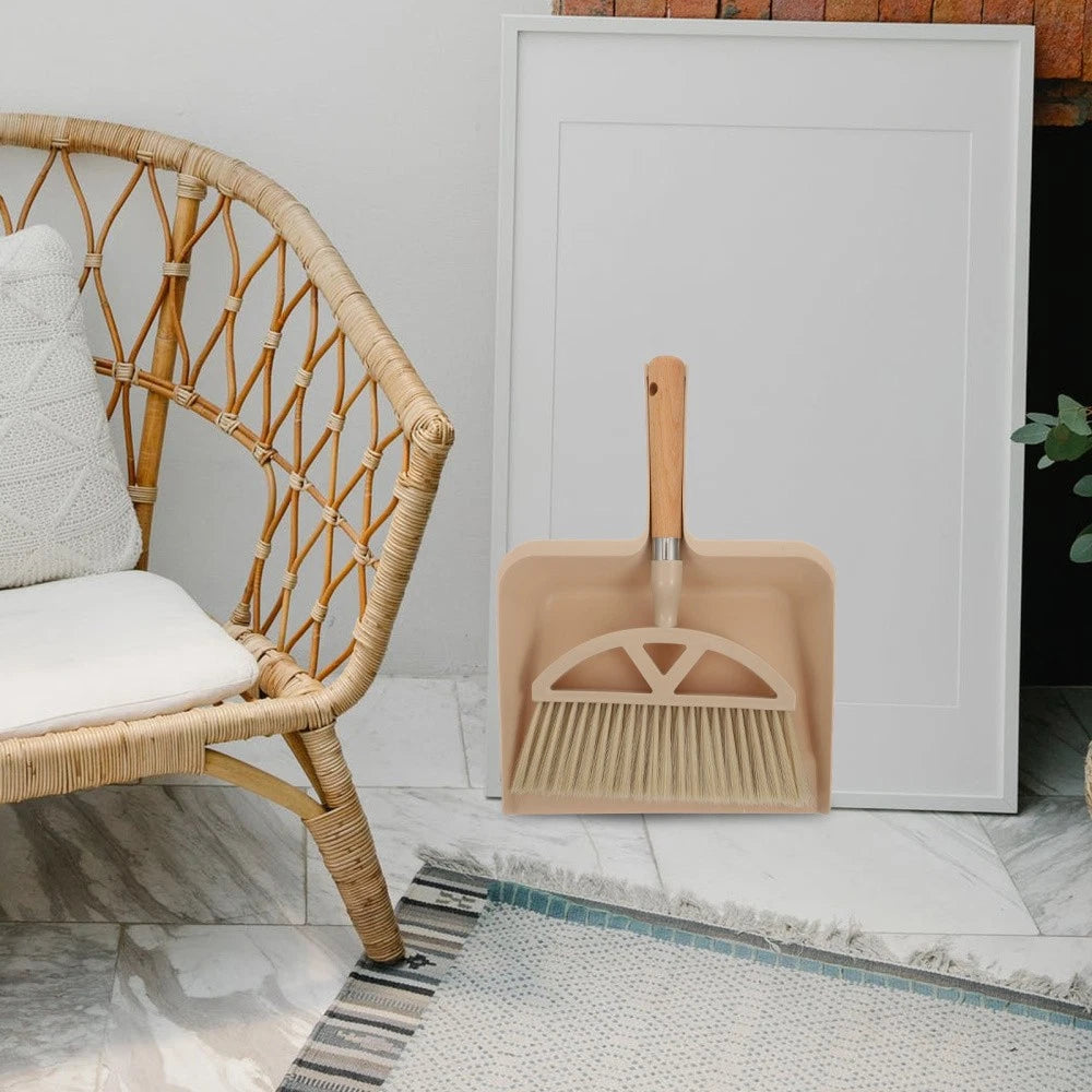 Desktop Cleaning Mini Broom Dustpan Set Table and Brush Handheld