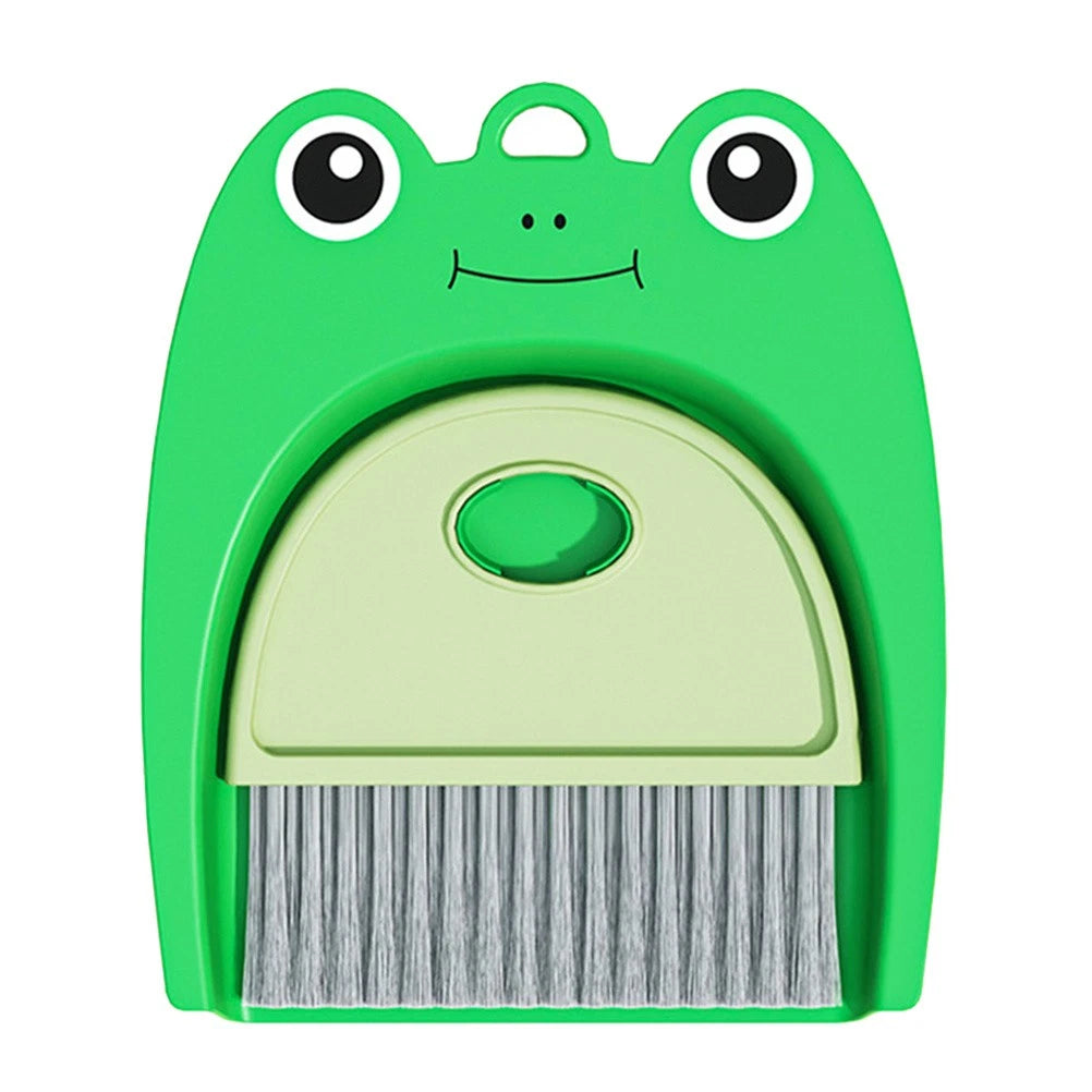 Small Broom Set Pupils Child Brush and Pan Desktop Mini Cleaning