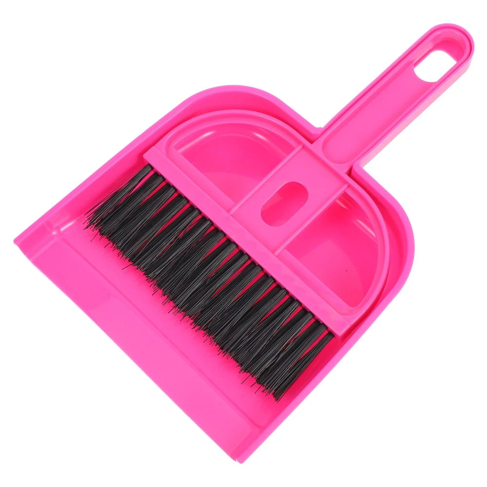 Desktop Broom Set Work Child Cleaning for Toddlers Dustpan Brush Toy