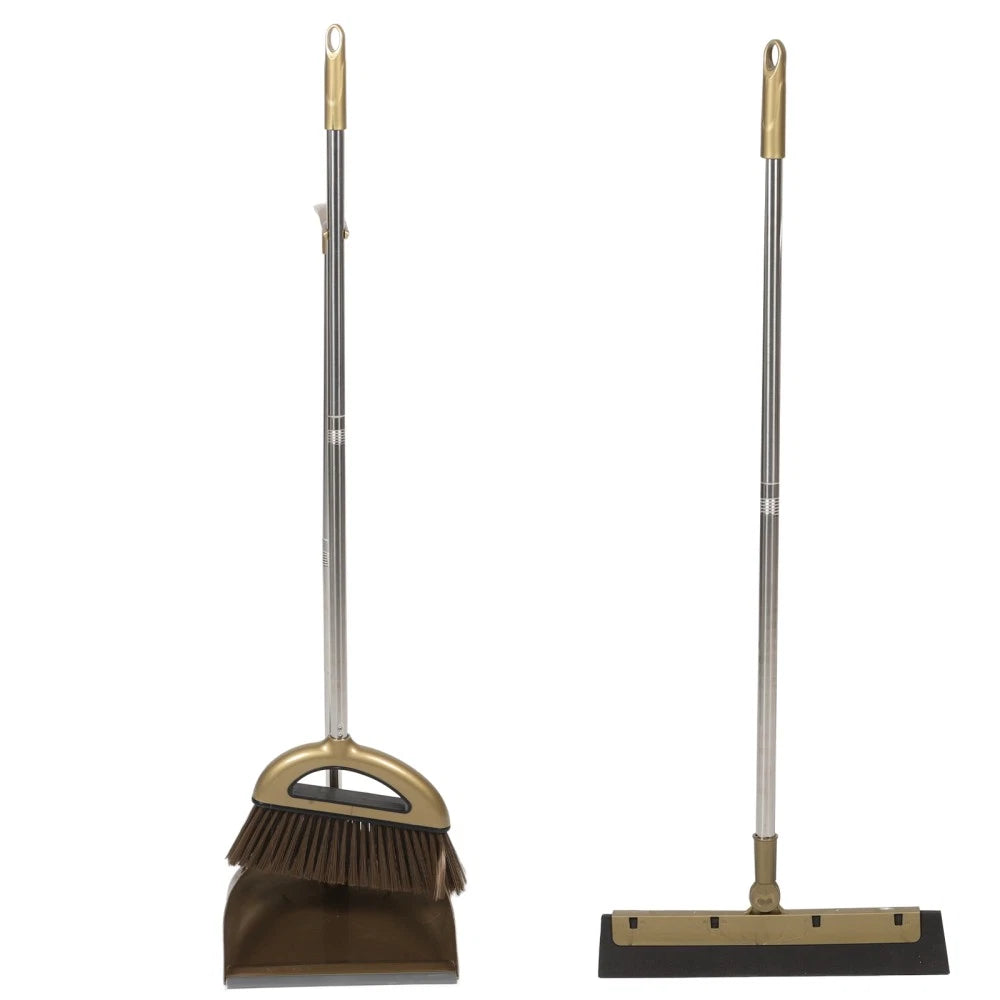 1 Set of Home Broom Dustpan Kitchen Garbage Floor Cleaning Broom