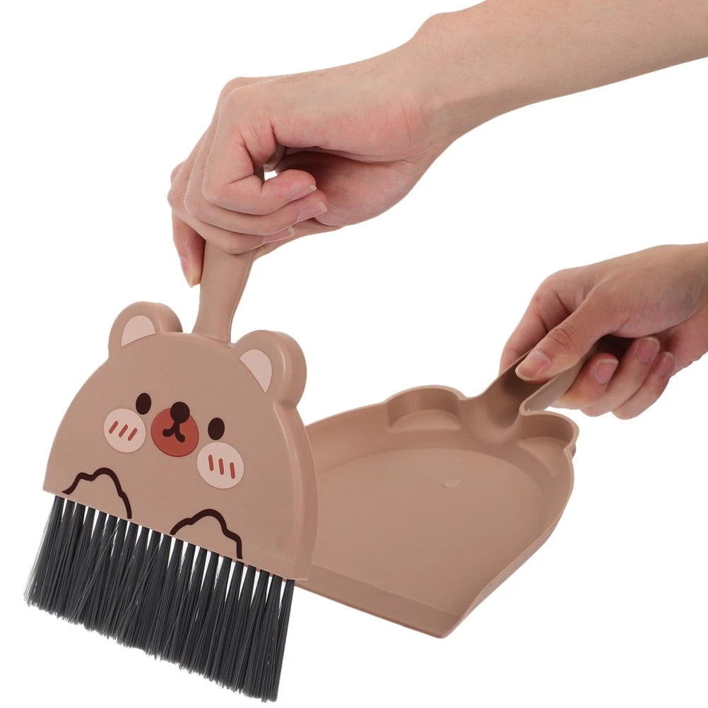 Desktop Cleaning Brush Set Handheld Small Broom with Dustpan Multifunctional