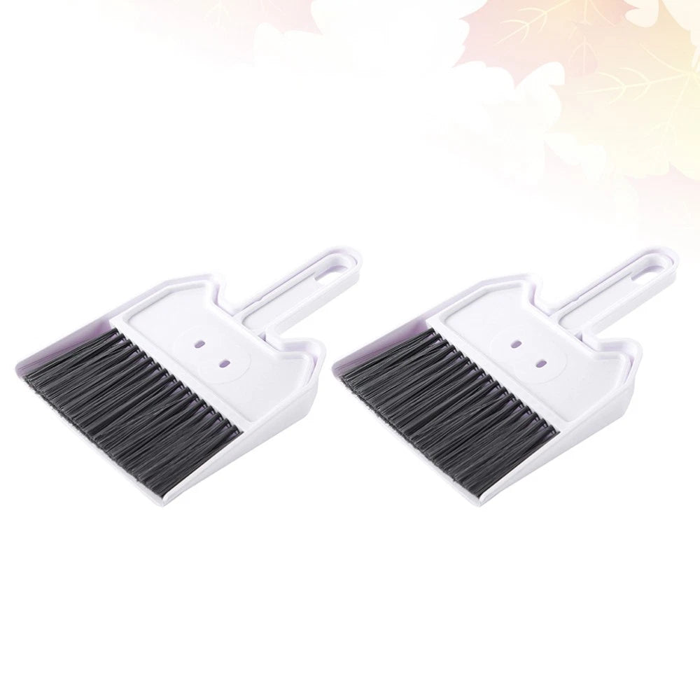 2 Sets Keyboard Cleaning Brush Child Hand Broom And Dustpan-