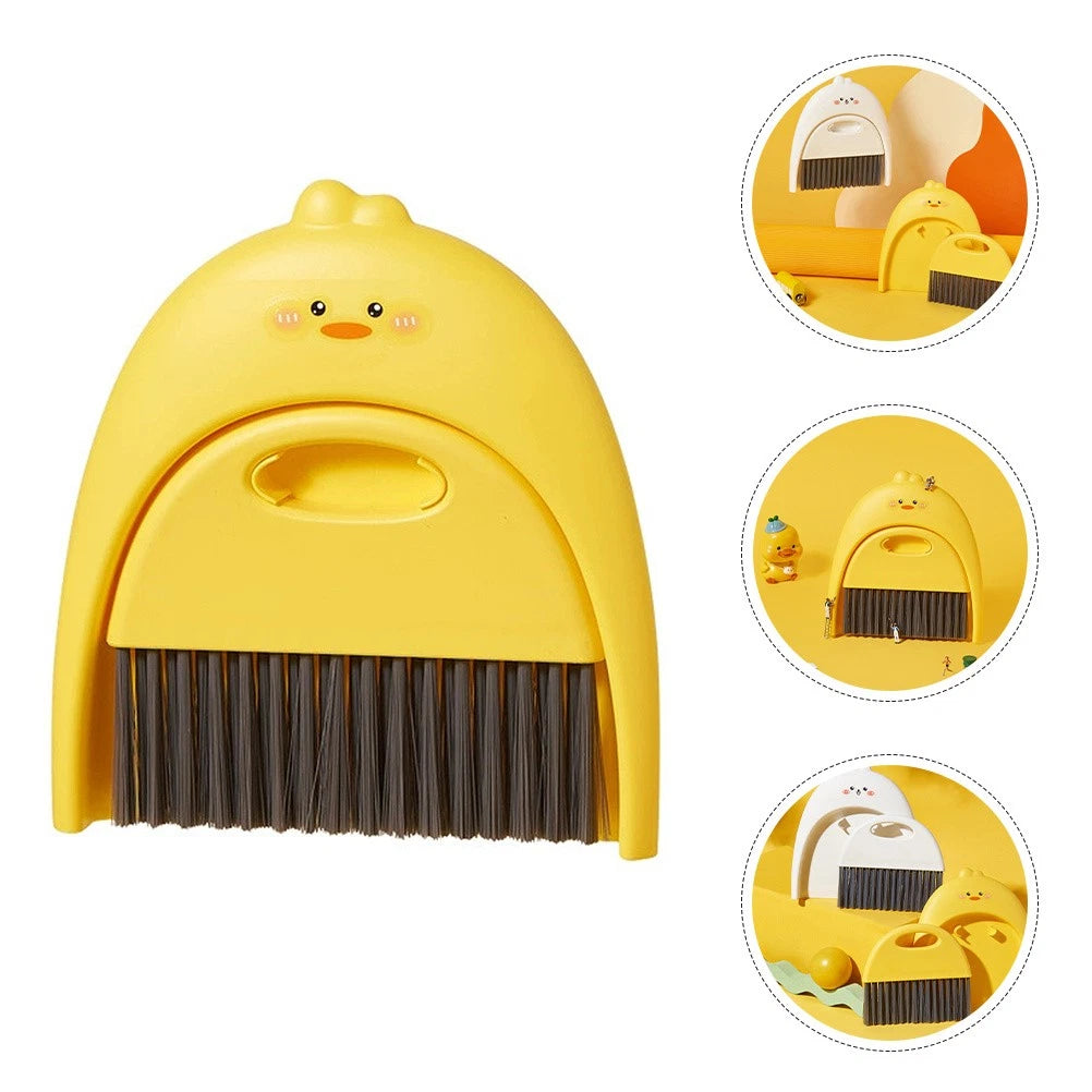 Mini Dustpan Set Baby Child Small and Brush Keyboard Sweeping Countertop