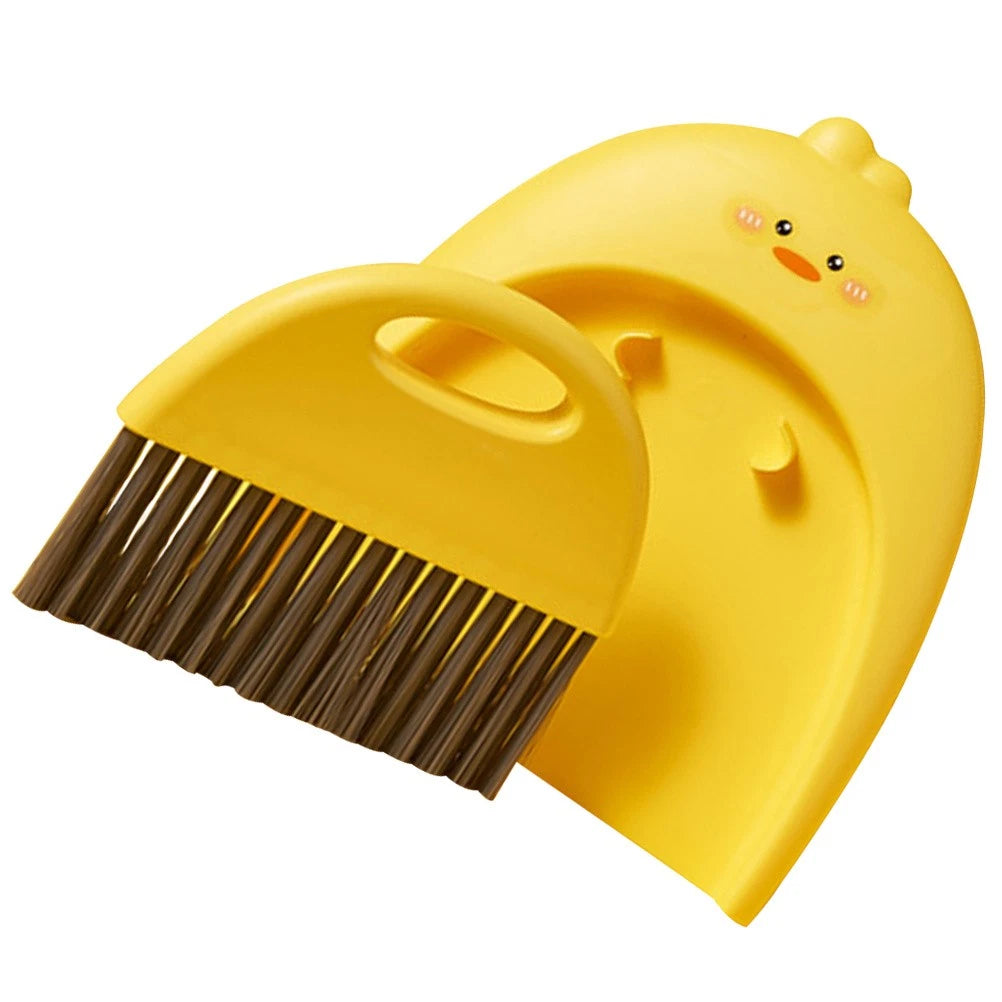 Mini Dustpan Set Baby Child Small and Brush Keyboard Sweeping Countertop