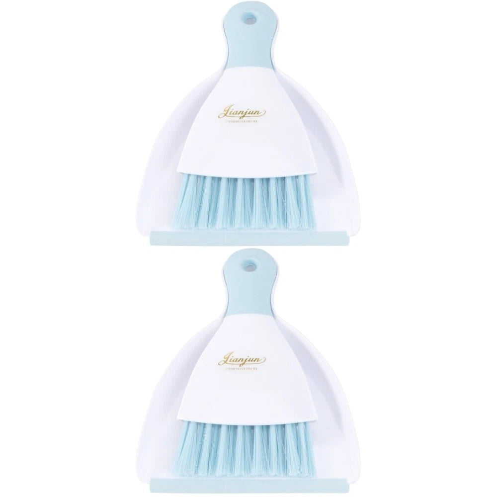 2 Pieces Convenient Small Dustpan Set Cleaning Tools Household Supplies