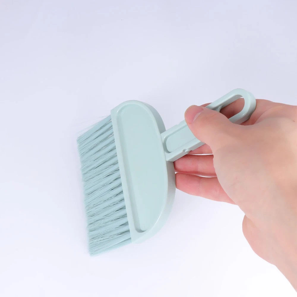 2 Sets Mini Dustpan Broom Small Animal Cage Cleaner Brush Kit