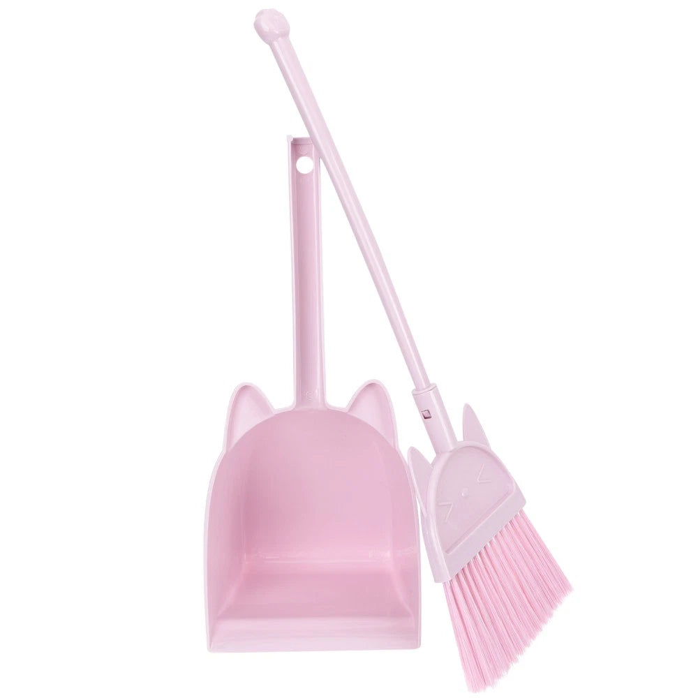 1 set of Kids Broom and Dustpan Kids Broom Dustpan Mini Dustpan and Broom