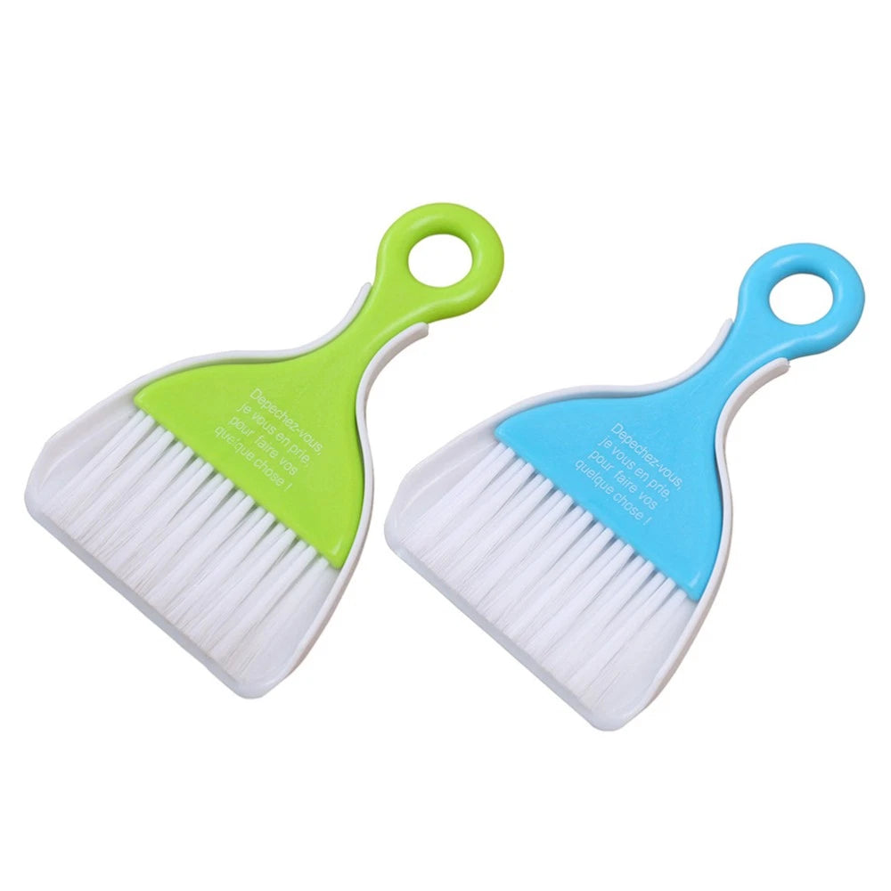 2 Sets Dust Removal Broom Child Mini Keyboard Cleaning Brushes Kit Desk