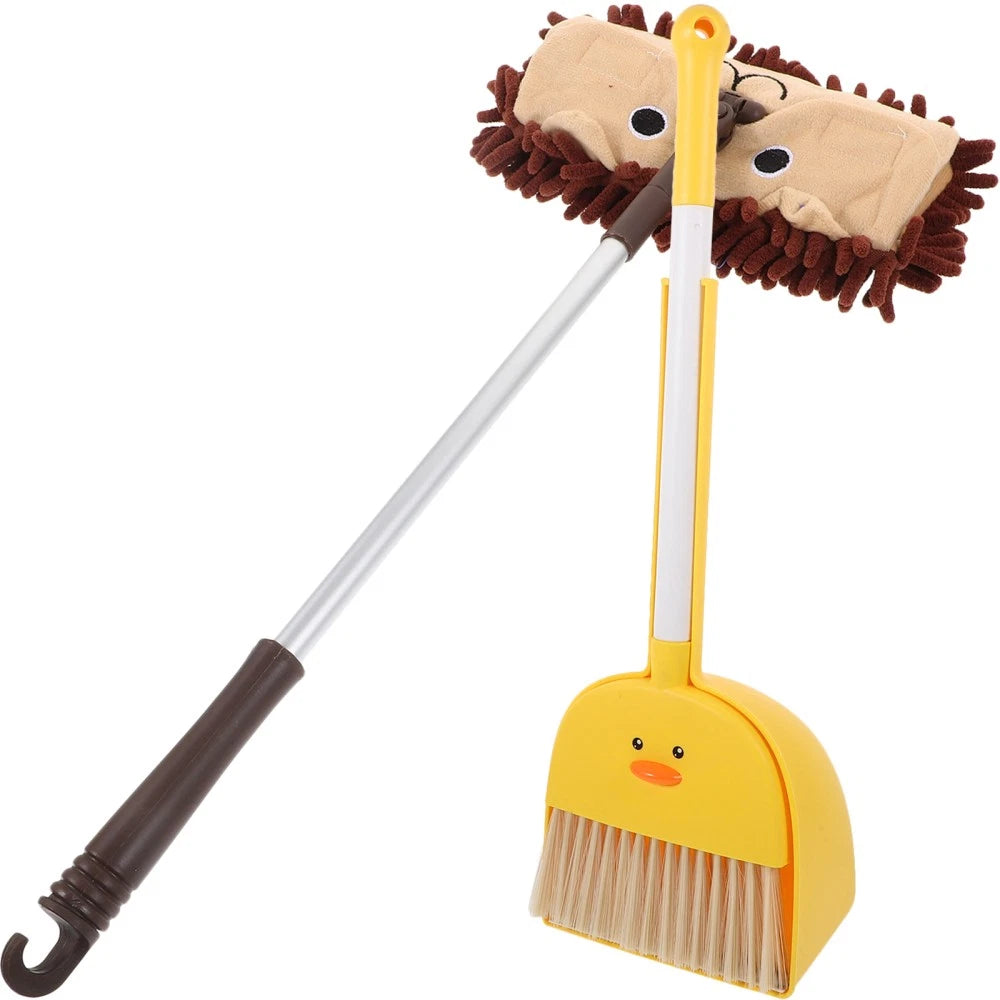 Small Broom Mop Set Baby Dustpan and Brush Household Cleaning Supplies