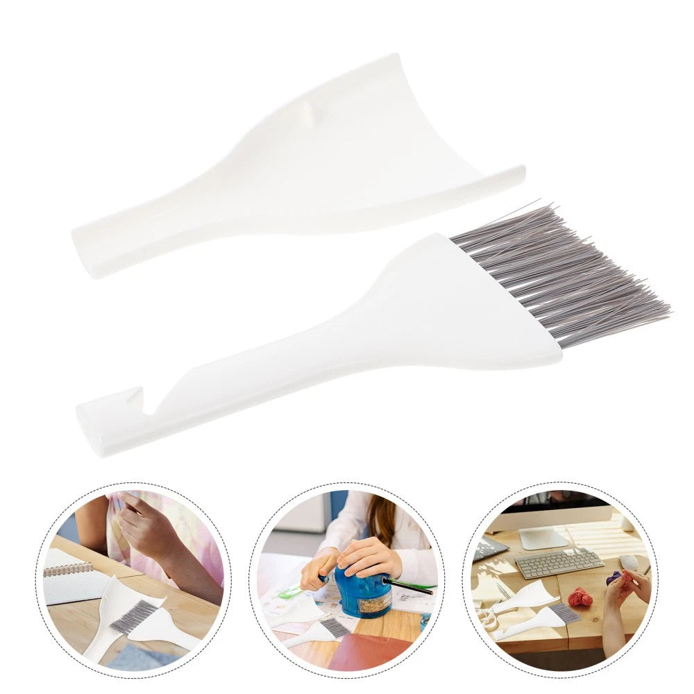 3 Sets Mini Dustpan Broom Desktop Cleaner Cleaning Gadgets
