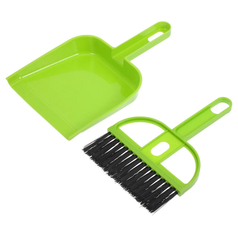 Mini Broom Dustpan Set Child Car Cleaning Brush Interior Toys Gift for Toddlers