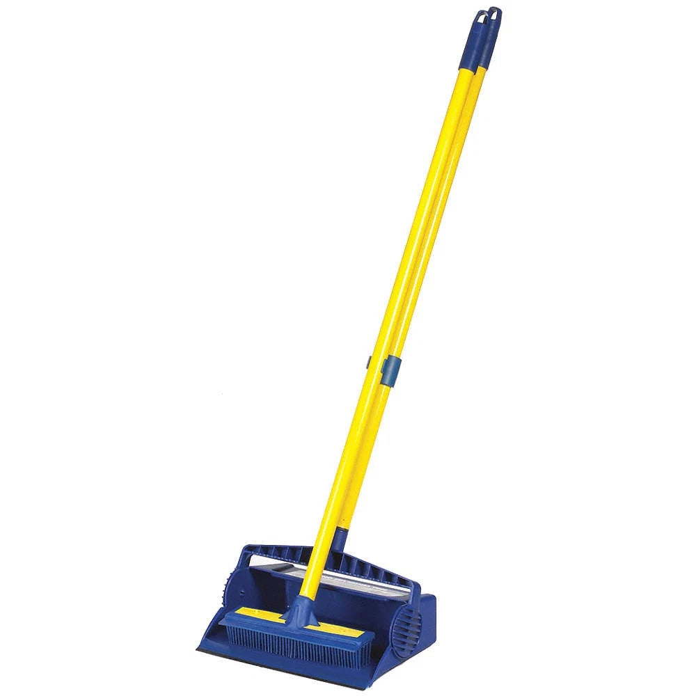 NOVUS PRODUCTS SB9SET Lobby Broom and Dust Pan,37 in Handle L 4WLX9