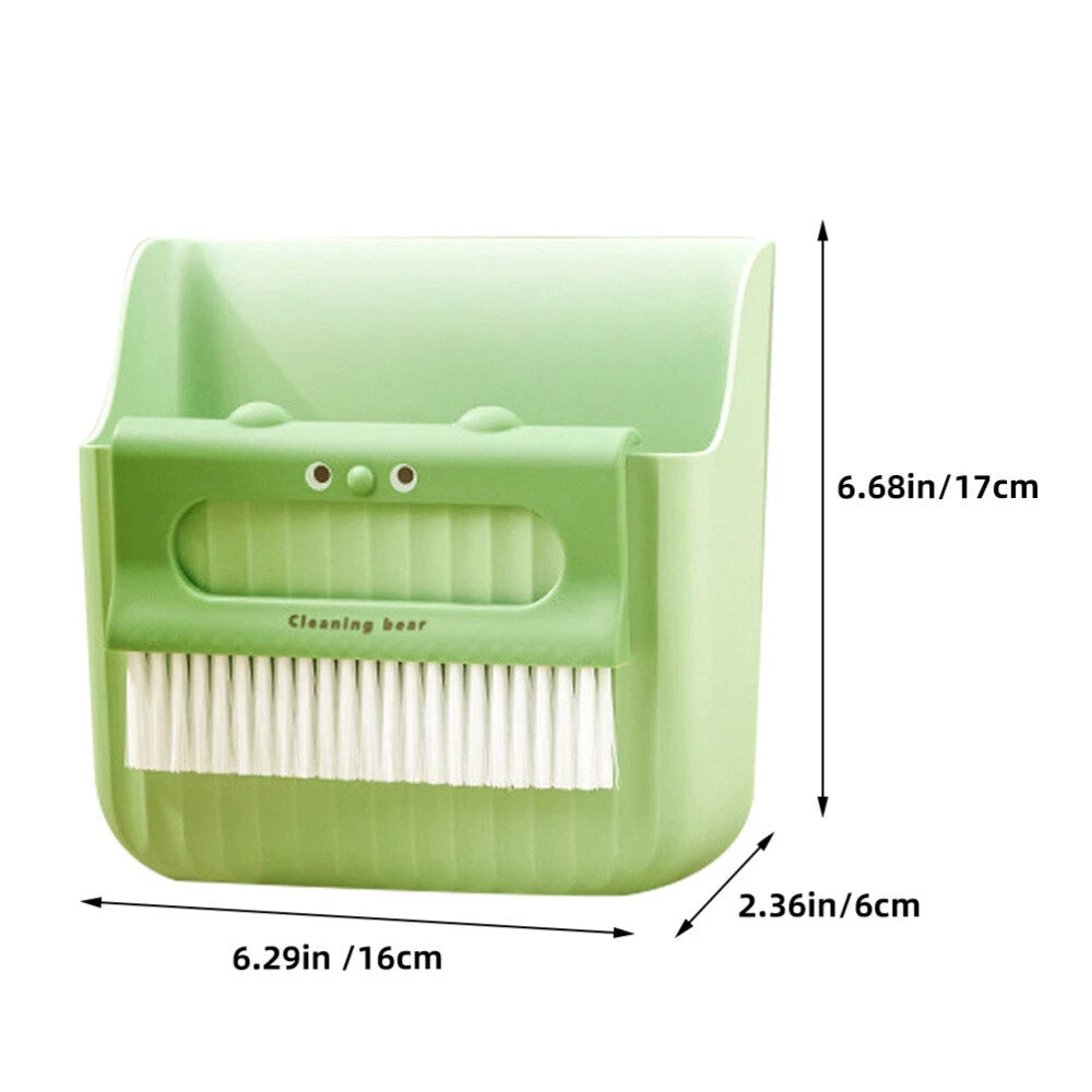 2 Pack Cleaning Broom Set Dustpan with Brush Convenient Mini And