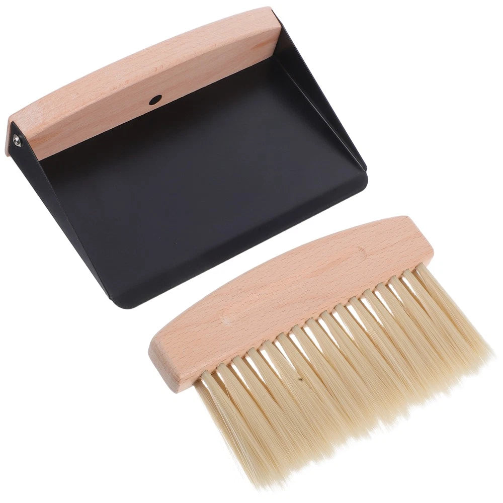 Mini Broom Dustpan Brush Pans Table and Set Desktop Cleaning Supplies